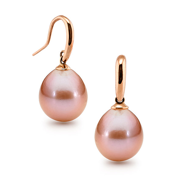 Pink store pearl earring